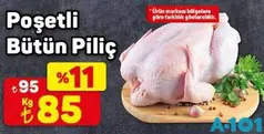 POŞETLİ BÜTÜN PİLİÇ KG